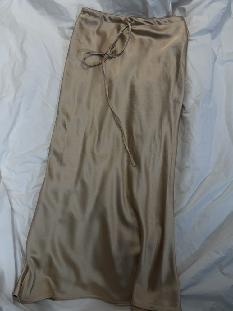 엔뉴엘 우아 실키 머메이드 스커트 이미지