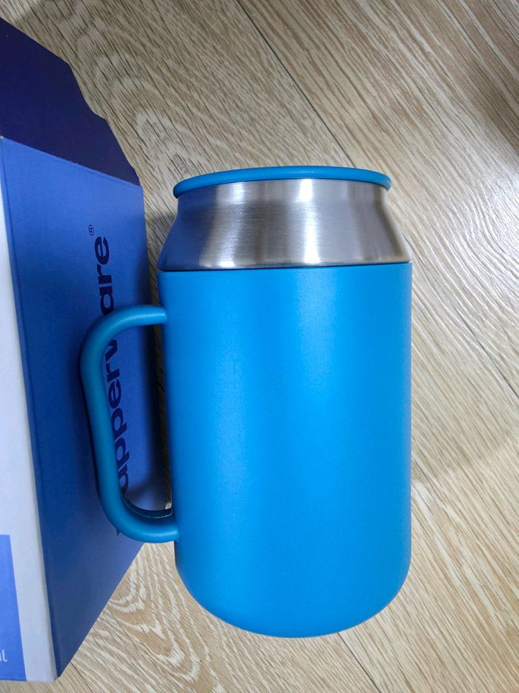 타파웨어 에코 보냉 머그컵400ml 블루,퍼플 이미지