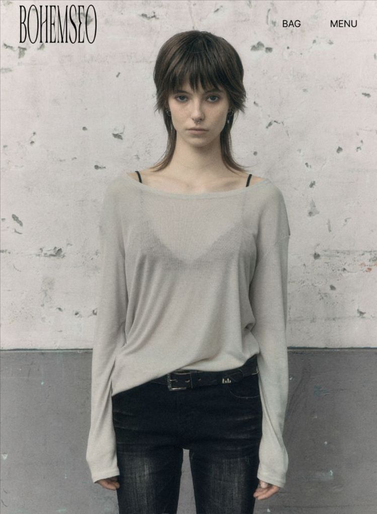 (새제품) 보헤미안서울 롱티 베이지 이미지