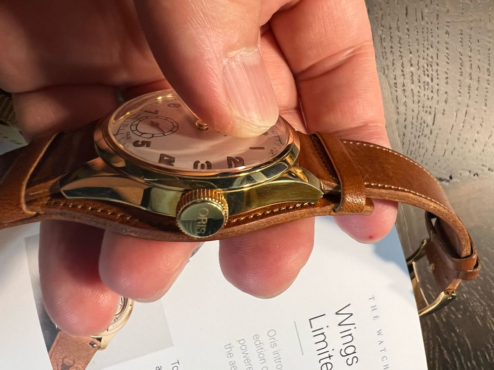 오리스 oris 윙즈오브호프 wings of hope 18k 이미지