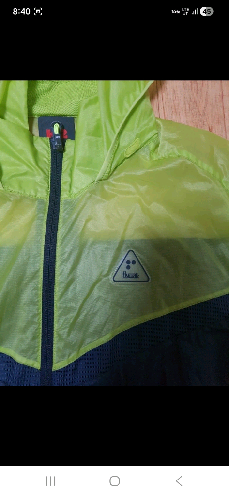 (새옷수준)K2 플라이워크 한여름용 얇은 냉감원단의 바람막이 초경량 자켓,100 이미지