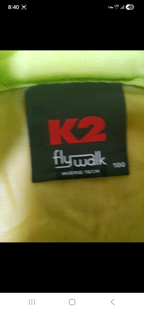 (새옷수준)K2 플라이워크 한여름용 얇은 냉감원단의 바람막이 초경량 자켓,100 이미지