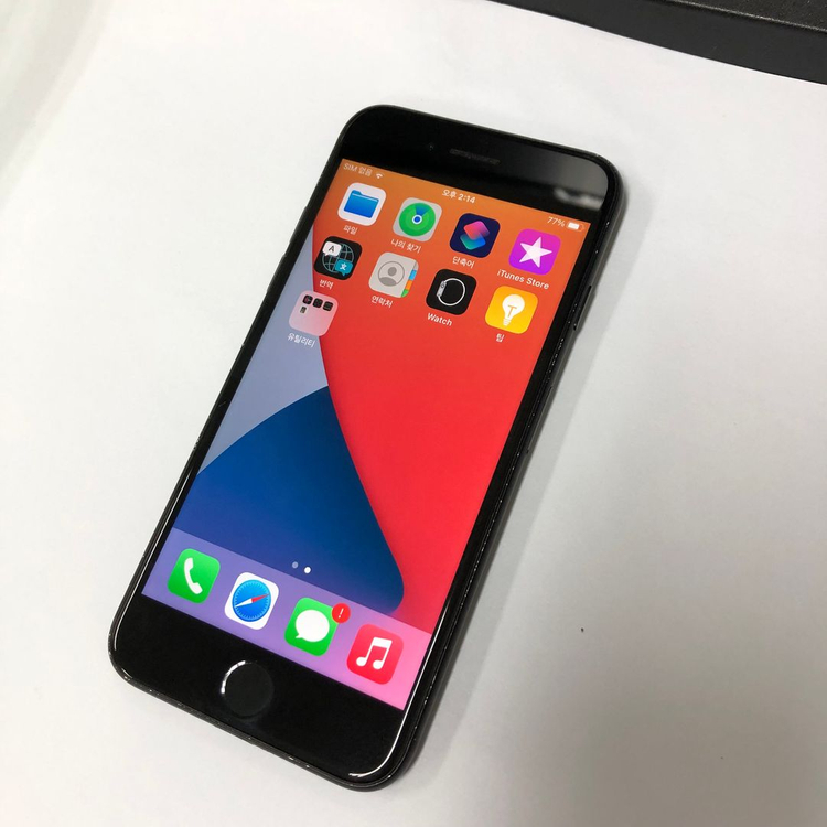 아이폰7 32GB 매트블랙 중고폰 배터리89% 인스타 카메라폰 136894 이미지