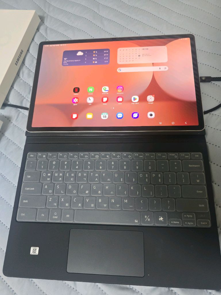 갤럭시탭 s10플러스 256 wifi 실버 s급 이미지