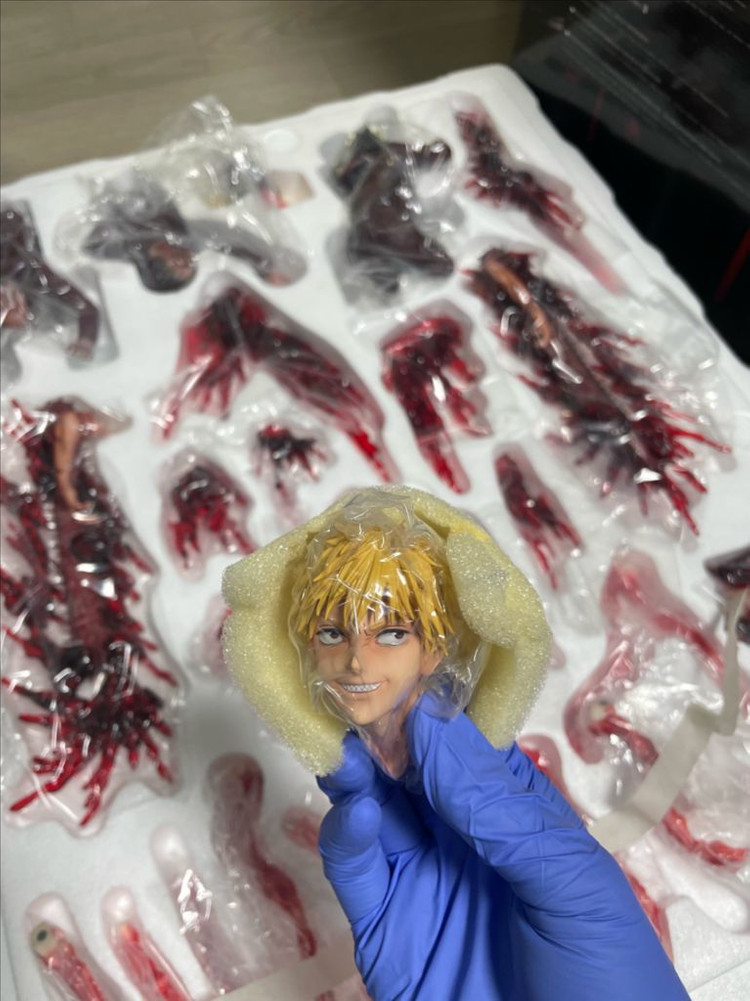 (교환 및 판매)yoyo 덴지 체인소맨 레진 피규어 이미지