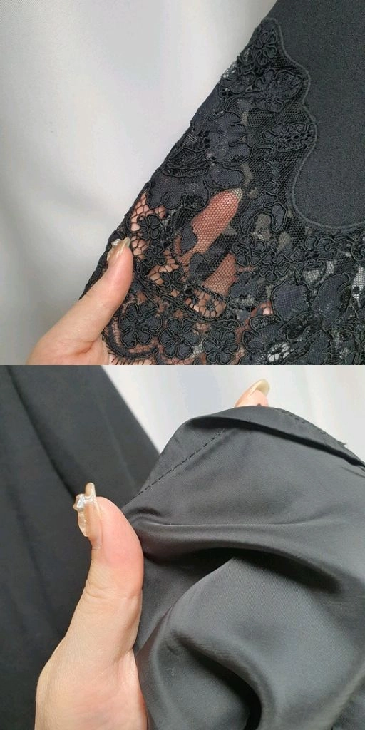 레니본 레이스 플레어 A라인 원피스 이미지