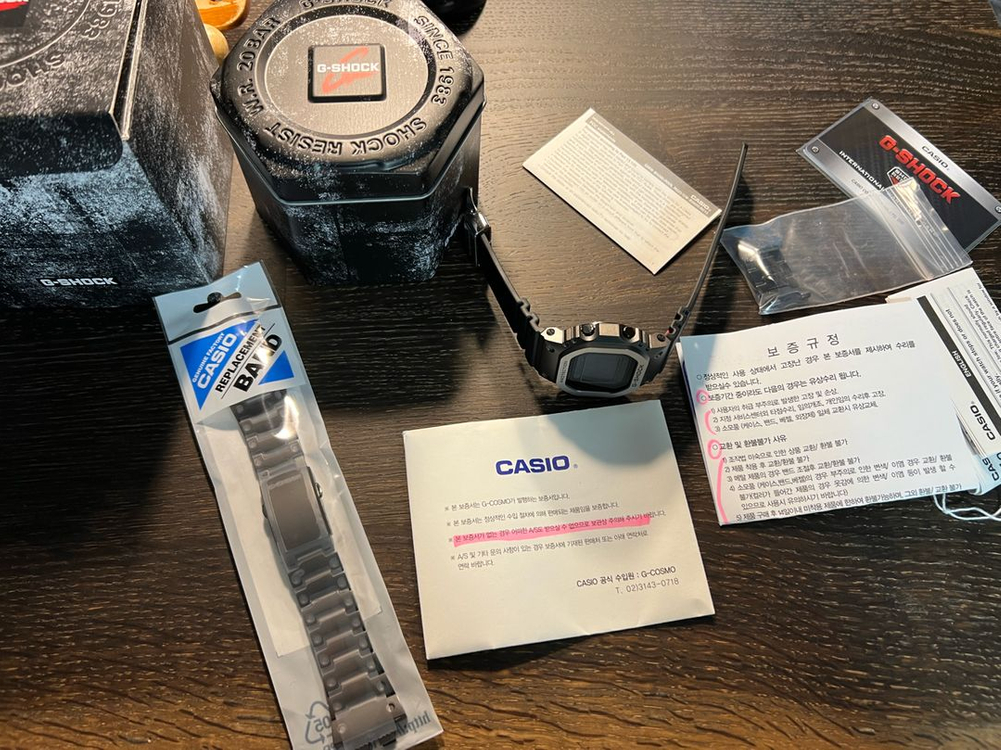 지샥 g-shock gmw-b5000mb 이미지