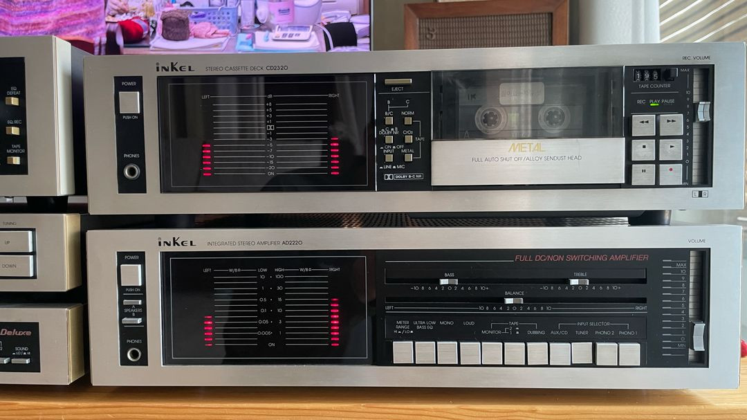 인켈 ad2220 앰프 세트 cd2320 eq2500 td2010 이미지