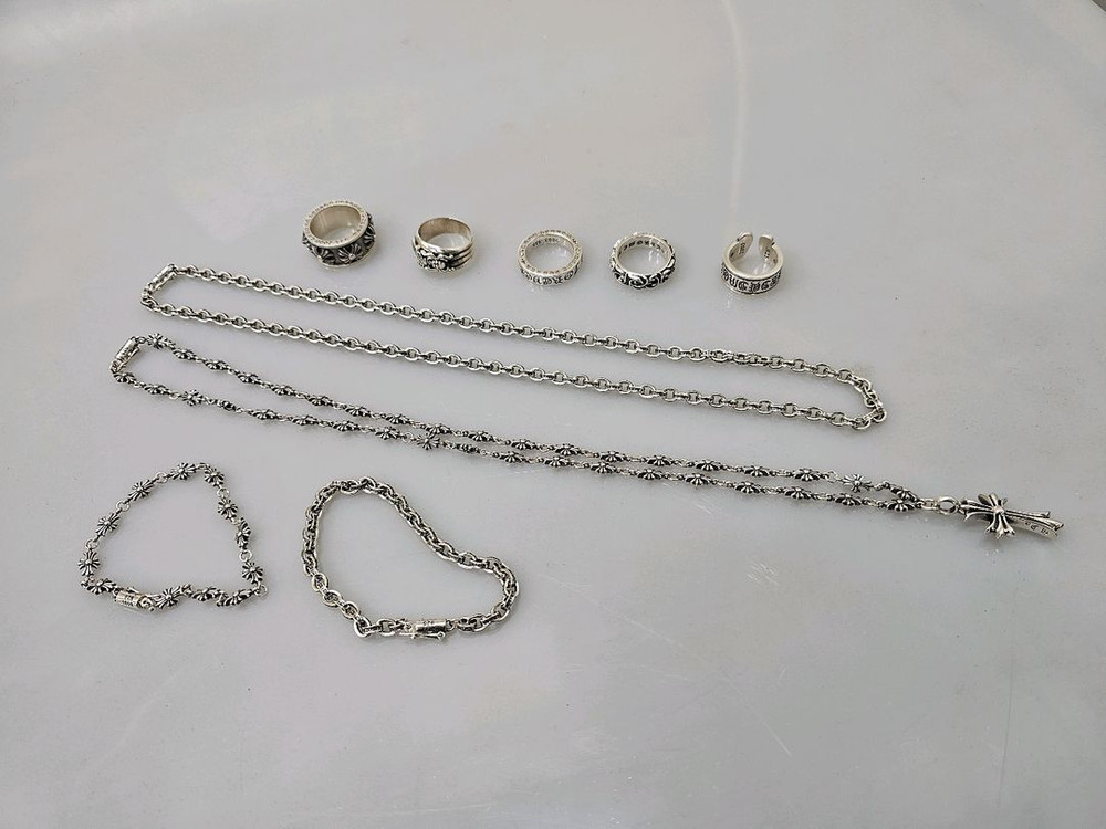크롬하츠 실버 92.5 팔찌 반지 목걸이 정리 이미지