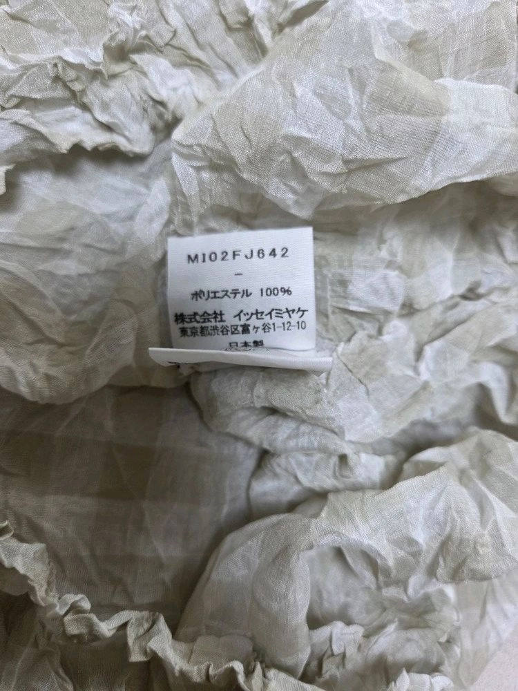 미 이세이미야케 me ISSEY MIYAKE 체크 머랭 탑 (F) 이미지