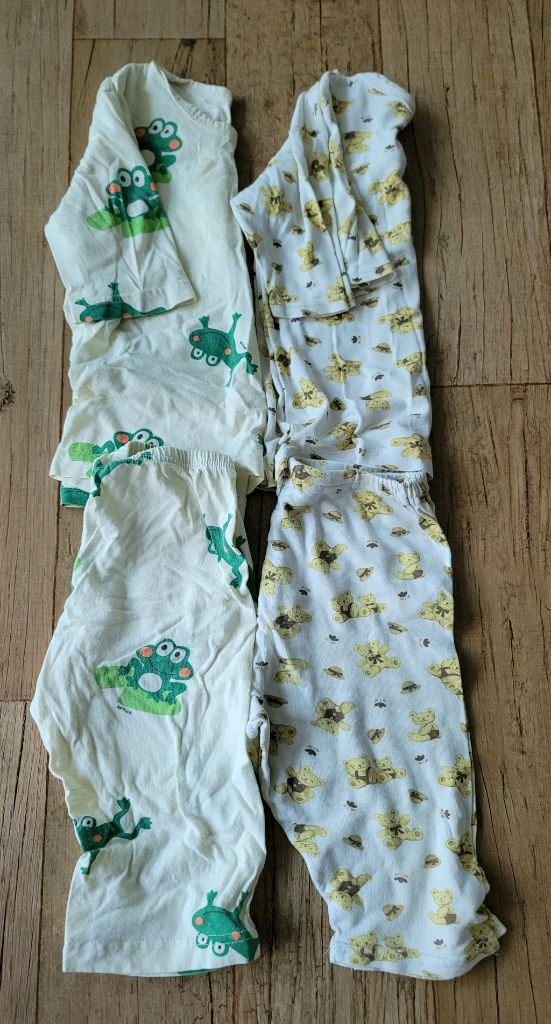 100사이즈 잠옷 세트 (내복) 7부 반팔 나시 이미지