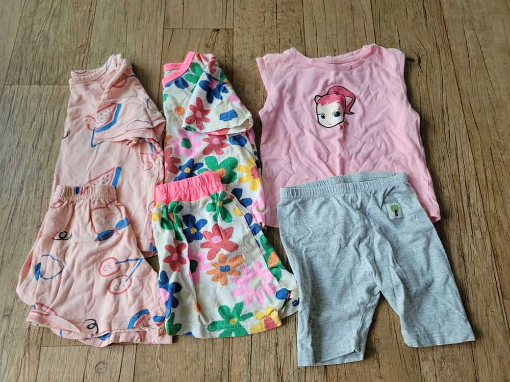 100사이즈 잠옷 세트 (내복) 7부 반팔 나시 이미지