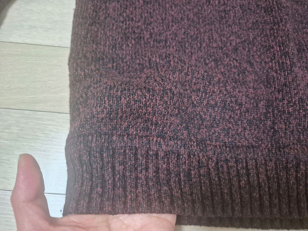 아메리칸이글 니트 M/M 버건디 이미지