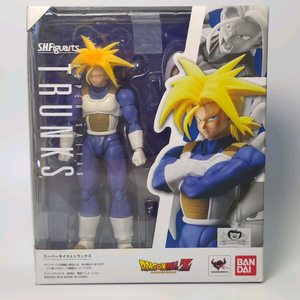 SHF 트랭크스 셀사가 구판 (무광, 보라색 노멀헤드) 드래곤볼 피규어 이미지