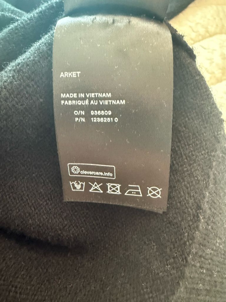 아르켓 울 폴로 스웨터 블랙 이미지