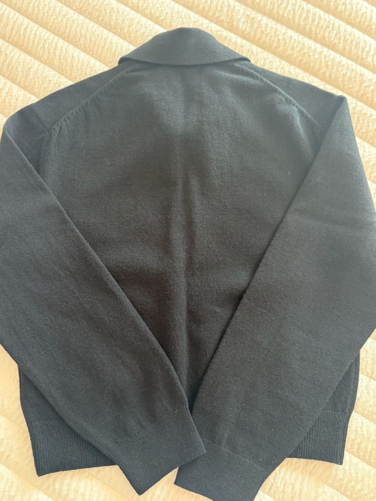 아르켓 울 폴로 스웨터 블랙 이미지