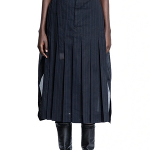 SACAI 사카이 핀 스트라이프 스커트 이미지
