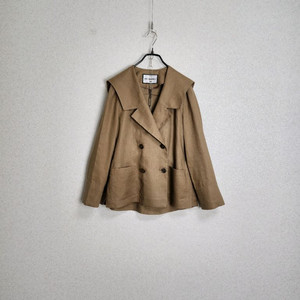 칼라거펠트 세일러카라 린넨100% 자켓55 이미지