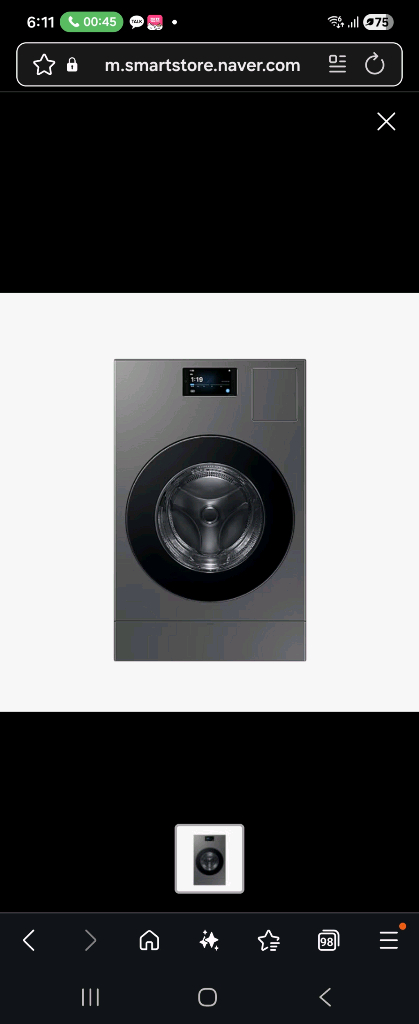 Bespoke AI 콤보 25/18kg 세탁기.건조기 일체형 이미지