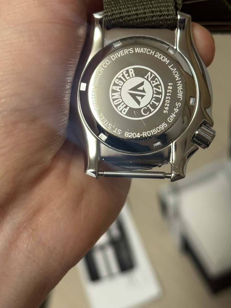 시티즌 복어 ny0040 검판 + rsm 나토 이미지