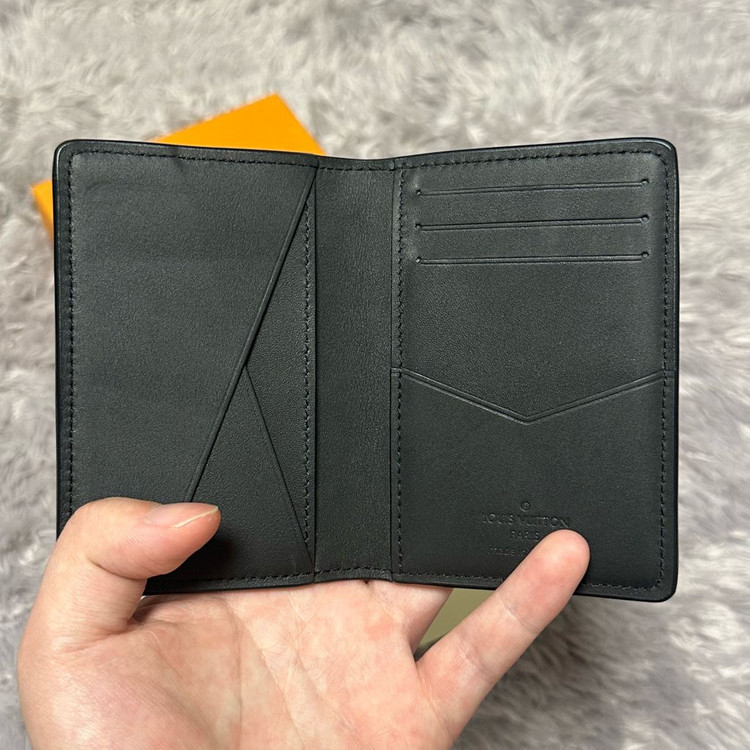[풀구성] 루이비통 보레알리스 오거나이저 카드지갑 블랙 이미지