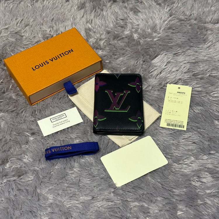 [풀구성] 루이비통 보레알리스 오거나이저 카드지갑 블랙 이미지