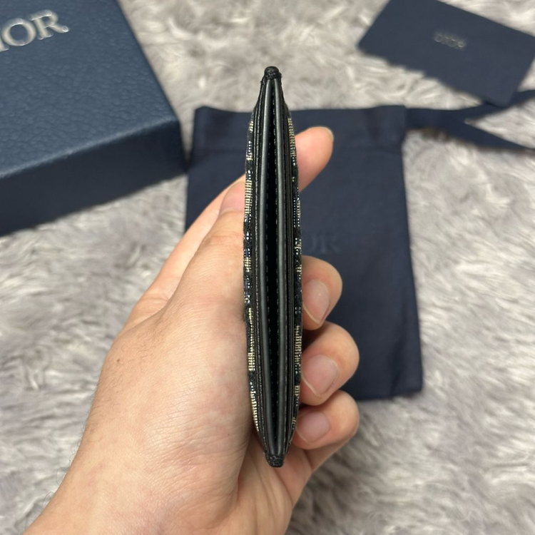 [풀구성] 디올 오블리크 카드지갑 베이지 이미지