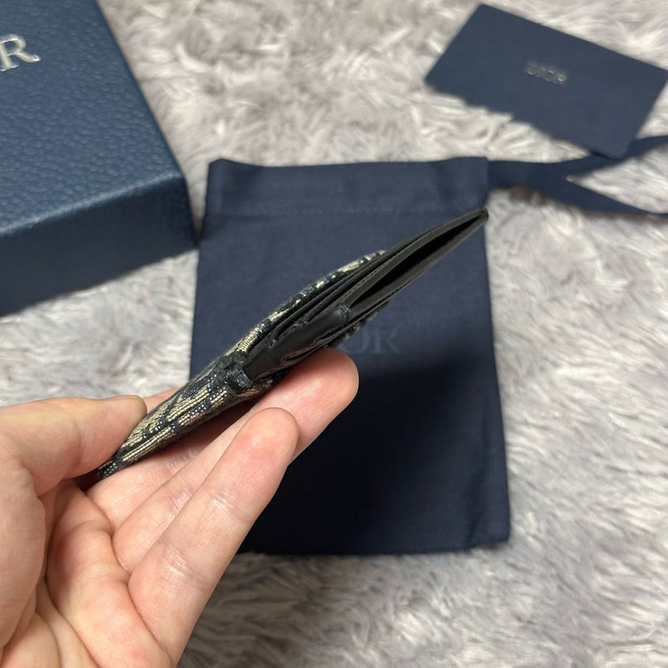 [풀구성] 디올 오블리크 카드지갑 베이지 이미지