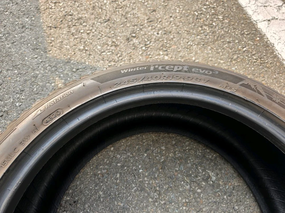 윈터타이어 한국 icept evo3 245/40/19 275/35/19 한대분 (BMW G30 530i) 이미지