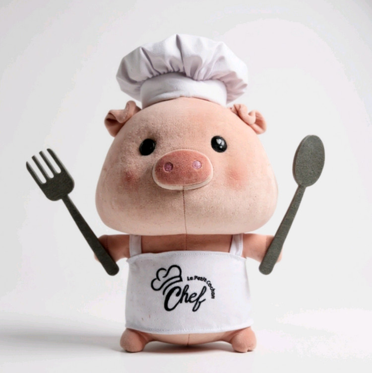 아기돼지 요리사 꼬숑 인형&키링 이미지