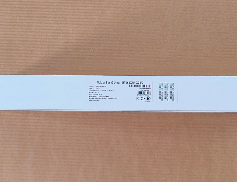 [갤럭시북3울트라] 게이밍노트북 NT960XFH-RTX4050 특A급 급처합니다 (싸이클23회) 이미지