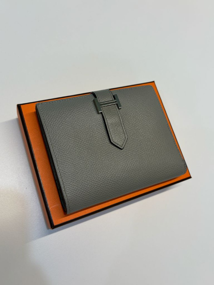 에르메스 베안 반지갑 그리스 무엣 은장 이미지