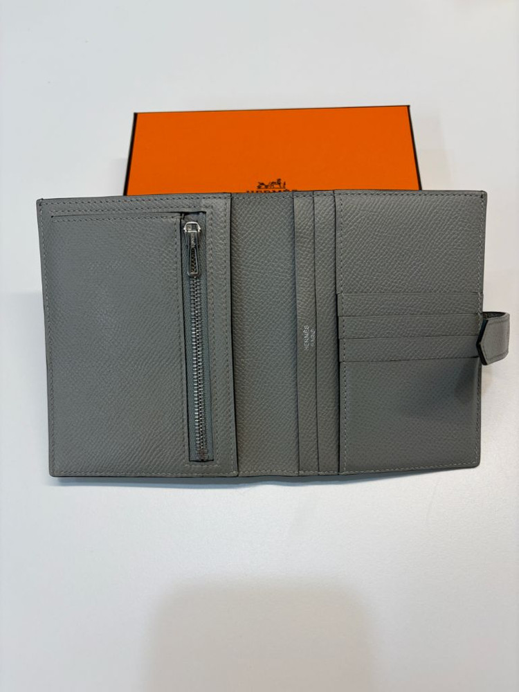 에르메스 베안 반지갑 그리스 무엣 은장 이미지