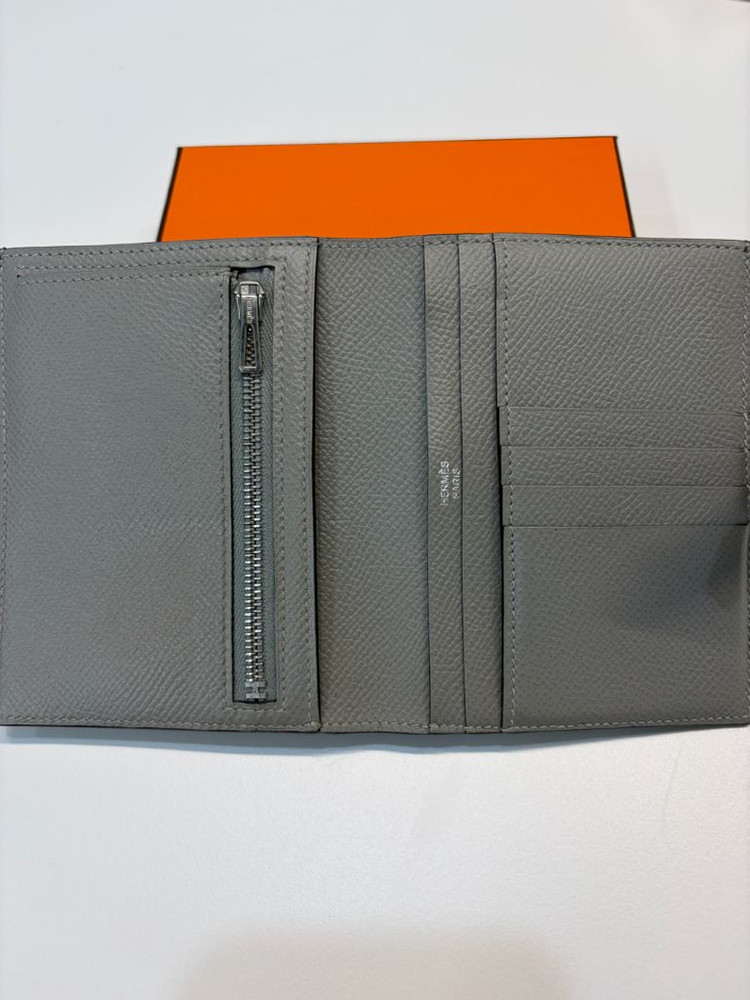 에르메스 베안 반지갑 그리스 무엣 은장 이미지