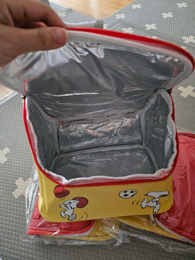 새상품) 스누피 보냉가방 파우치 이미지