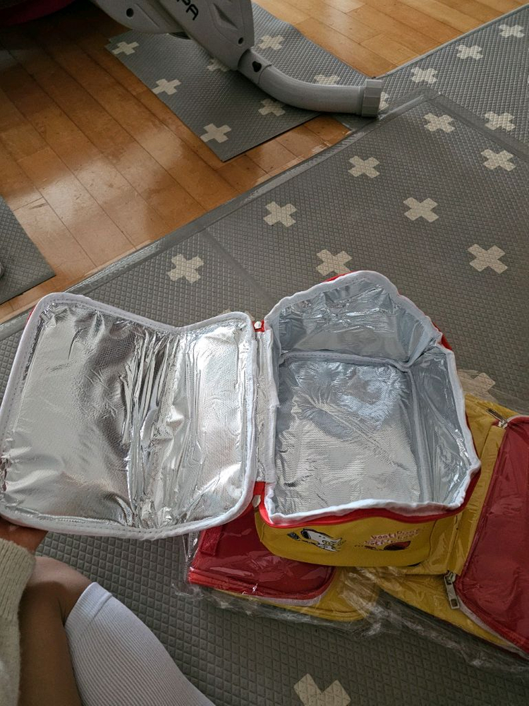 새상품) 스누피 보냉가방 파우치 이미지