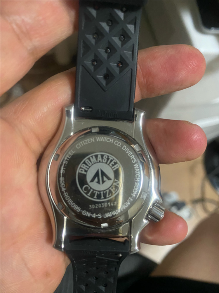 시티즌 복어 ny-0040 시계 블랙 풀셋 판매 교환가능 이미지