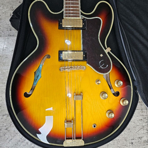 하프홀 아코디언 일렉기타 이미지