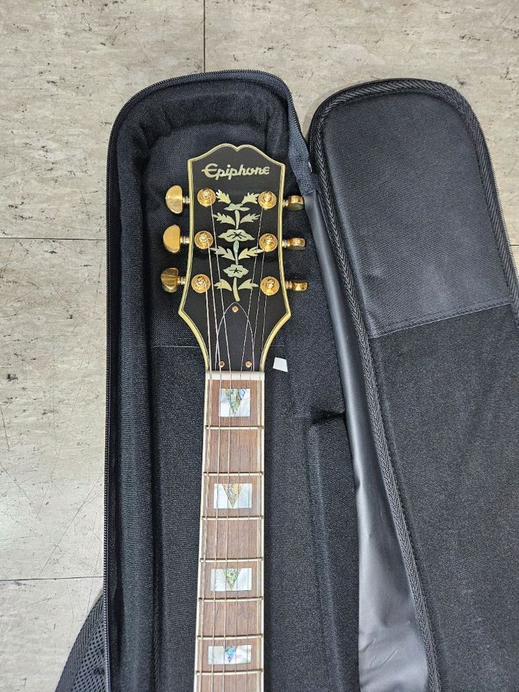 하프홀 아코디언 일렉기타 이미지