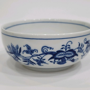 체코 보헤미아 쯔비벨무스터 국그릇. 이미지