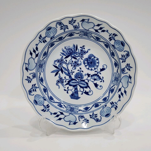 체코 보헤미아 쯔비벨무스터 사이즈 큰 접시. 이미지