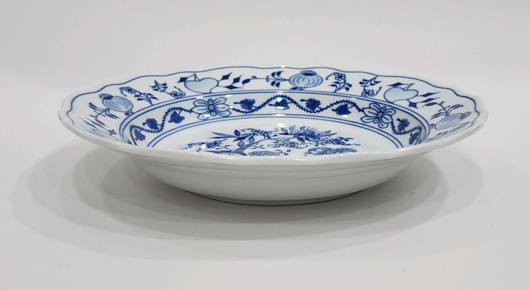 체코 보헤미아 쯔비벨무스터 사이즈 큰 접시. 이미지