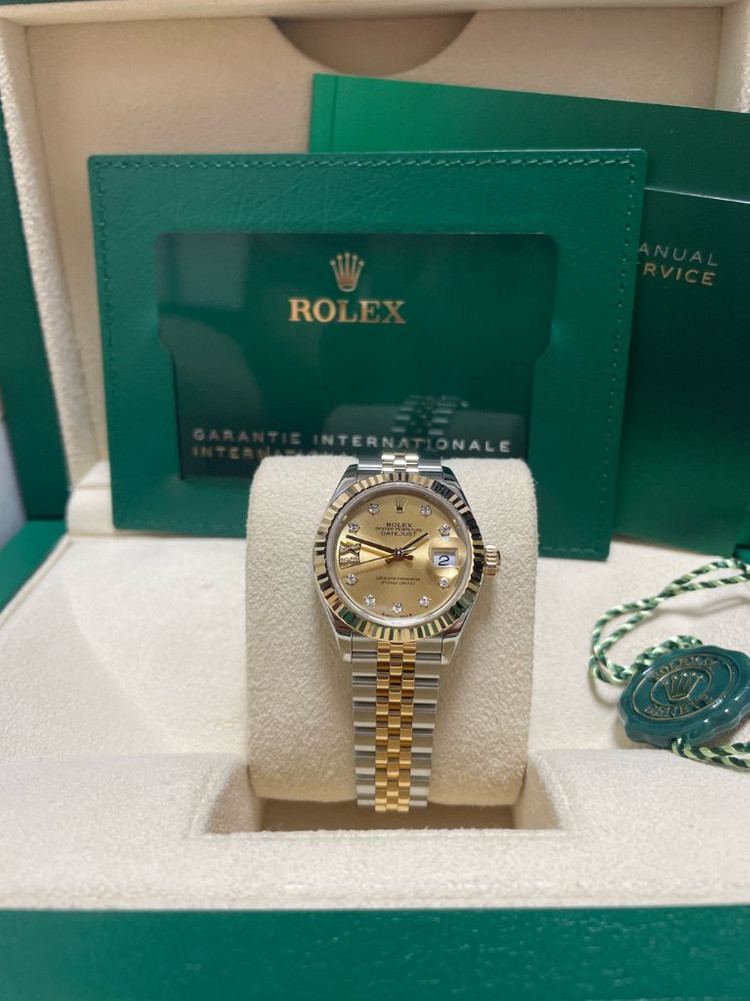 로렉스 신형 데이저스트 샴페인 별다이아 콤비 28mm 이미지