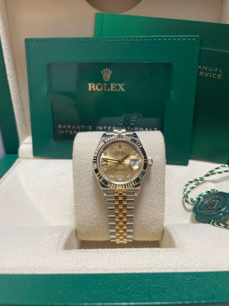 로렉스 신형 데이저스트 샴페인 별다이아 콤비 28mm 이미지