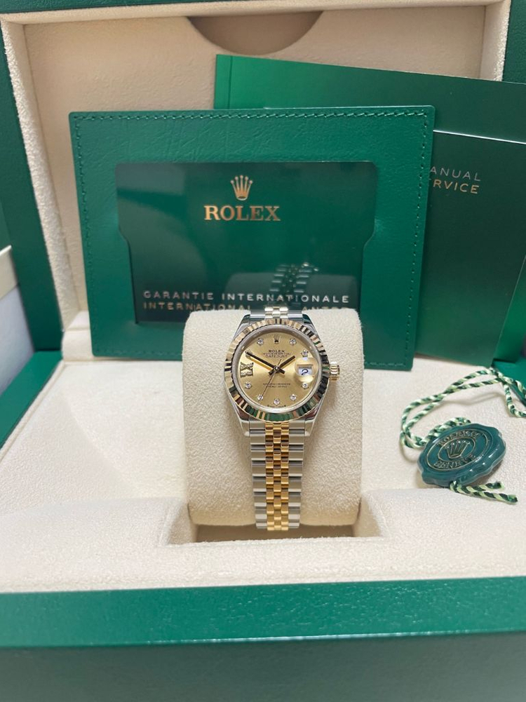 로렉스 신형 데이저스트 샴페인 별다이아 콤비 28mm 이미지