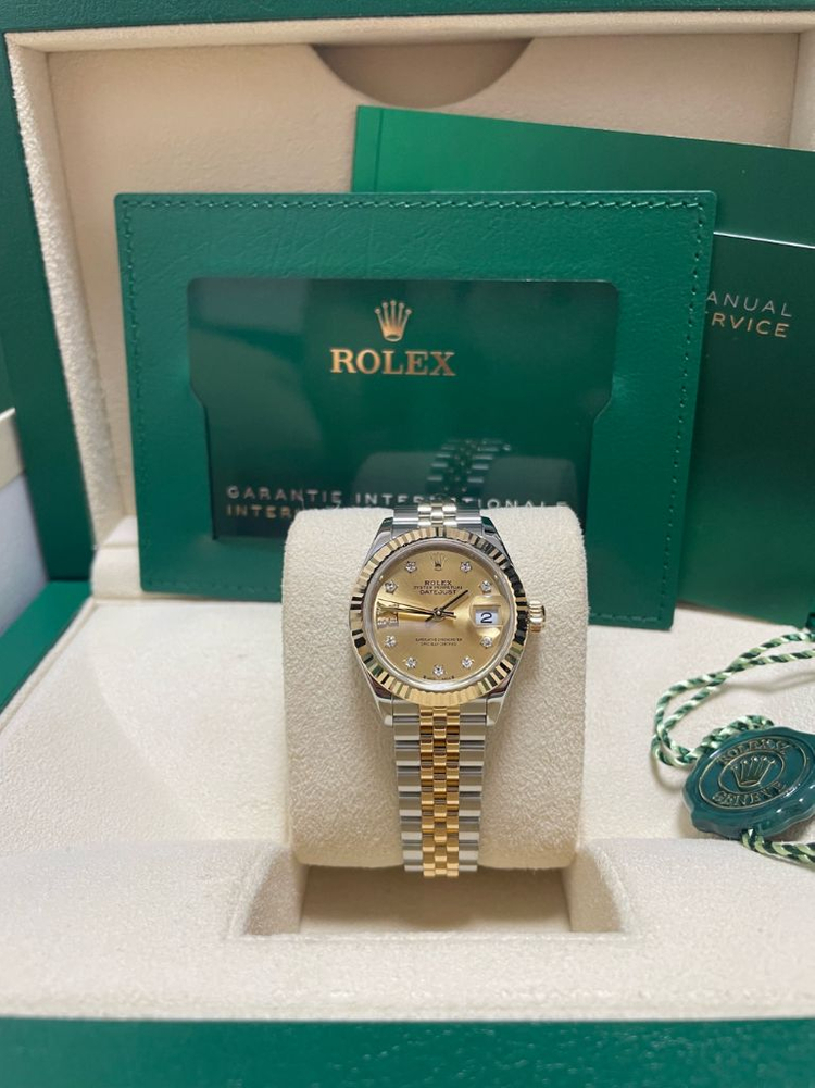 로렉스 신형 데이저스트 샴페인 별다이아 콤비 28mm 이미지