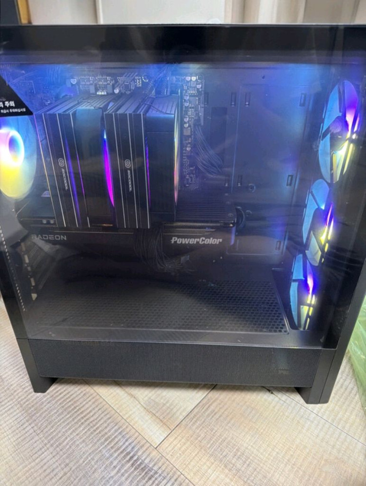 (새상품) 7800X3D 9070xt 게이밍 컴퓨터 본체 이미지