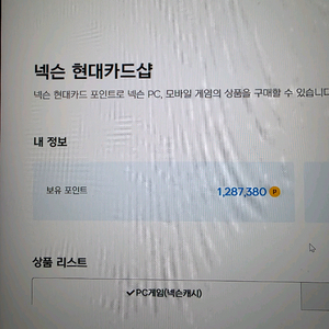 넥슨캐시 9000:1 이미지