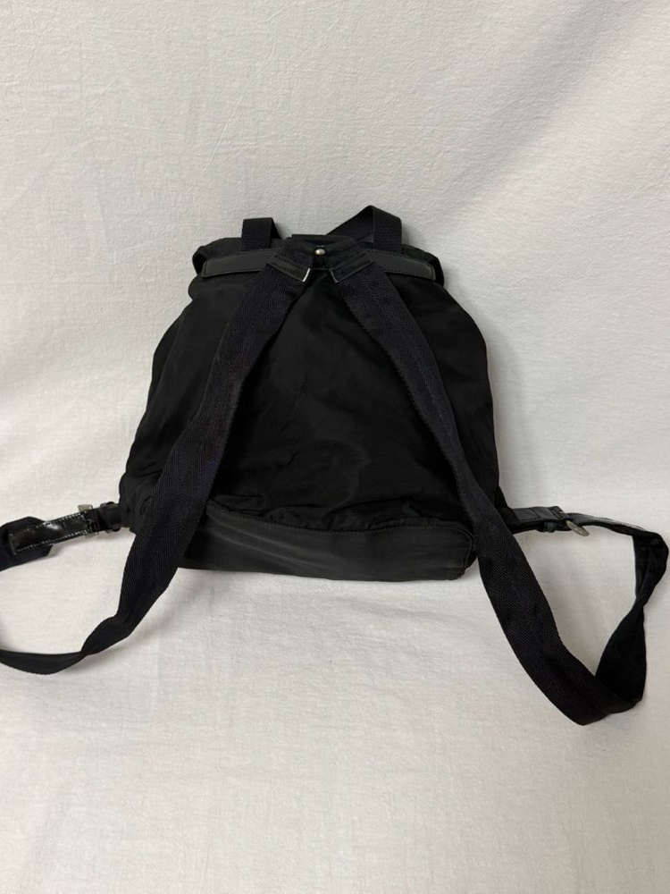 정품 프라다 포코노 나일론 투포켓 블랙 백팩 스몰 이미지