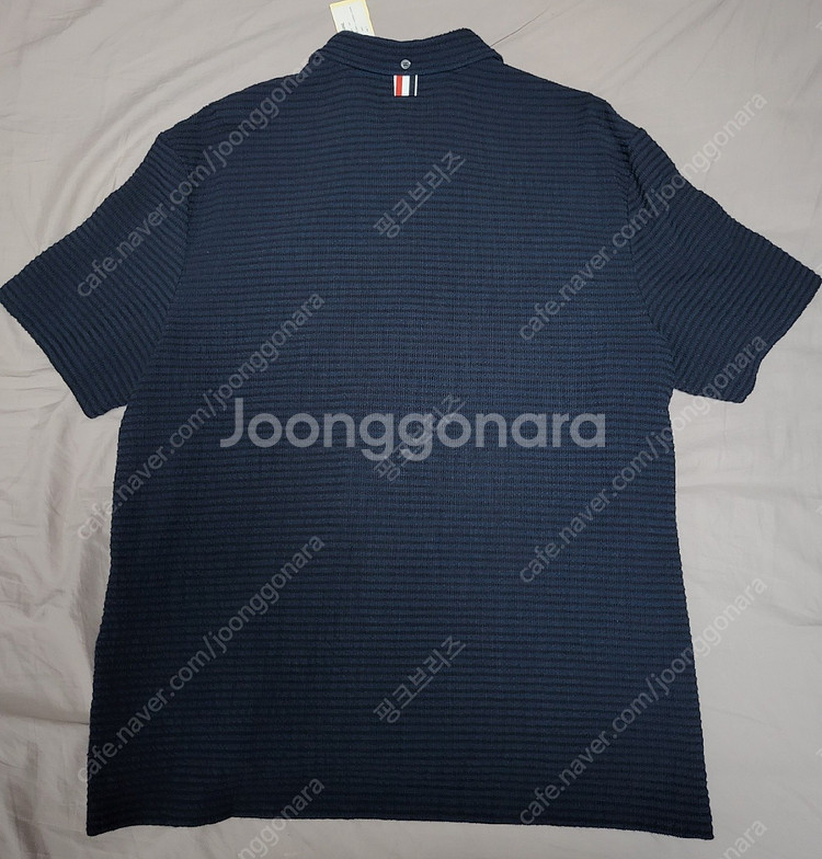 톰브라운 RWB탭 스트라이프 반팔 셔츠 4사이즈 이미지